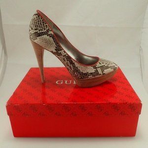 NIB Guess Pumps By Marciano GW Ostena Snake 9.5